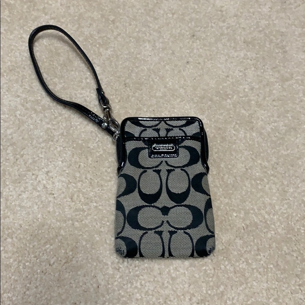 Small Coach Wristlet